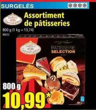 Norma Assortiment de pâtisseries offre
