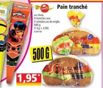 Norma Pain tranché offre