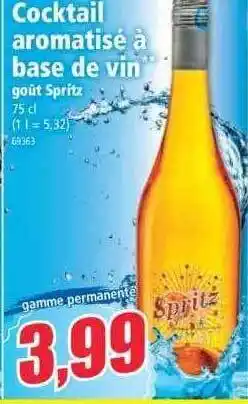 Norma Cocktail aromatisé à base de vin goût spritz offre