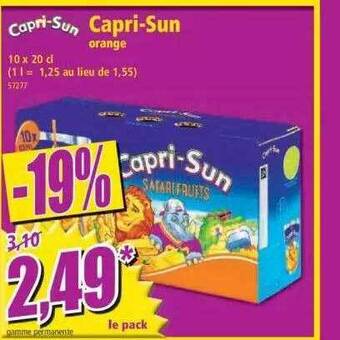 Norma Capri-sun offre