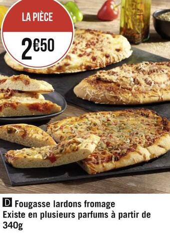 Géant Casino Fougasse lardons fromage offre