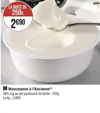 Mascarpone à l’ancienne