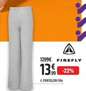 Intersport Pantalon fille offre