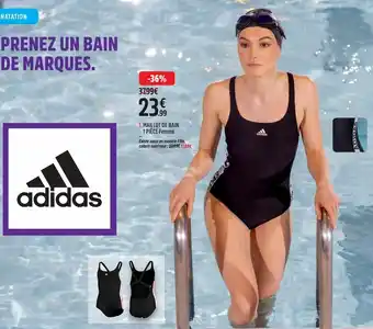 Intersport Maillot de bain 1 pièce femme offre