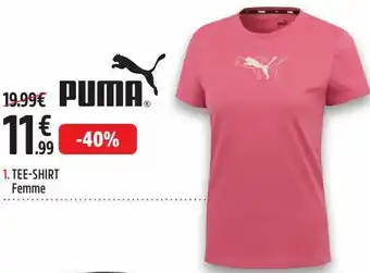 Intersport T-shirt femme offre