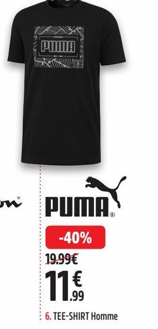 Intersport T-shirt homme offre
