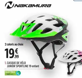 Intersport Casque de vélo junior sportline 19 enfant offre