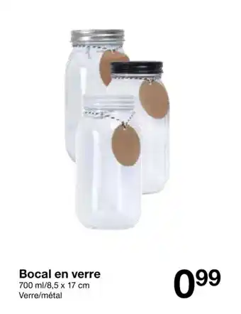 Zeeman Bocal en verre offre