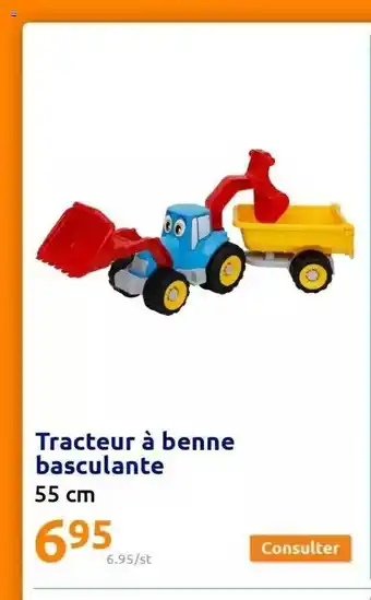Tracteur Ă benne basculante