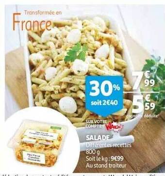 Auchan Salade offre