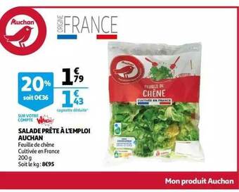 Auchan Salade prête à l'emploi auchan offre