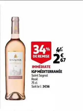 Auchan Igp méditerranée saint sagnol offre