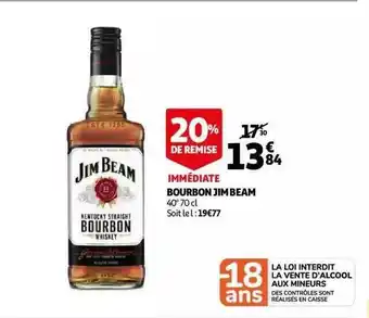 Auchan Bourbon jim beam offre