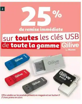Auchan La gamme qilive offre