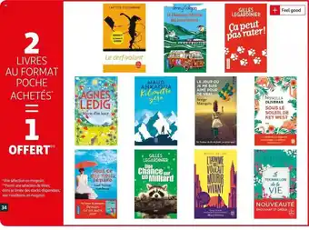 Auchan Livres au format poche offre