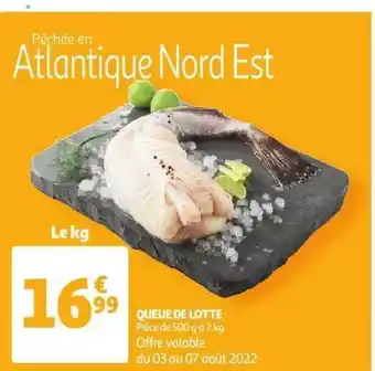 Auchan Queue de lotte offre