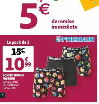 Boxers homme freegun