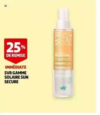 Auchan Svr gamme solaire secure offre
