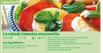 Auchan La salade tomates mozzarella offre