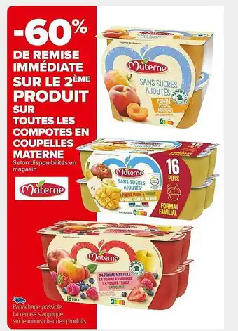 Carrefour Market Materne offre