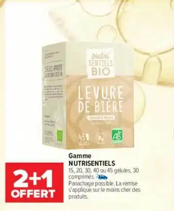 Carrefour maPara parapharmacie Gamme nutrisentiels offre