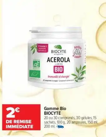 Carrefour maPara parapharmacie Gamme bio biocyte offre