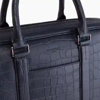Porte documents 14" charles en cuir effet croco