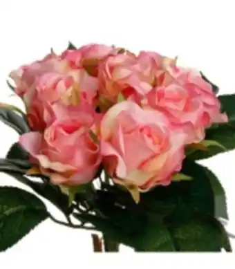 E.Leclerc Brico Bouquet de fleurs artificielles 9 roses h 24 cm offre