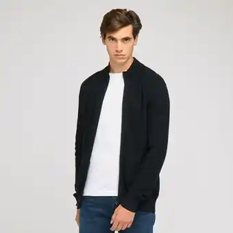Gilet zippé col montant