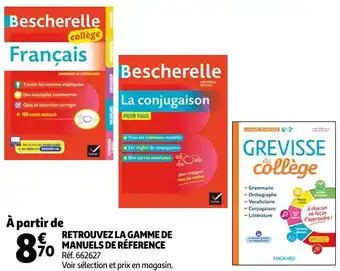 Auchan Bescherelle retrouvez la gamme de manuels de réference offre