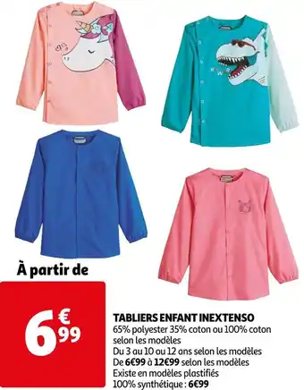 Auchan In extenso tabliers enfant offre