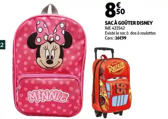 Auchan Disney sac à goûter offre