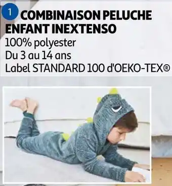 Auchan In extenso combinaison peluche enfant offre