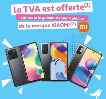 Auchan Xiaomi bon plan sur toute la gamme de smartphones de la marque xiaomi offre