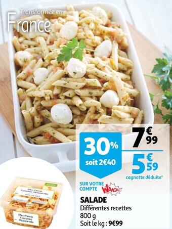 Auchan Salade offre
