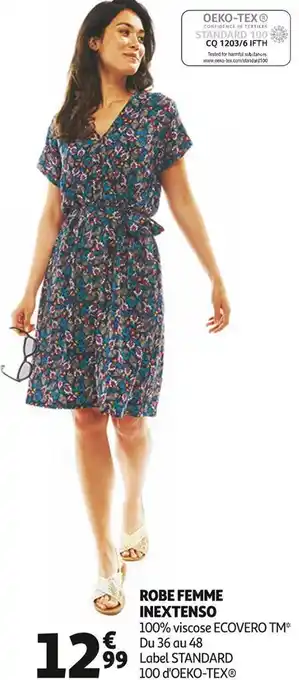 Auchan In extenso robe femme offre