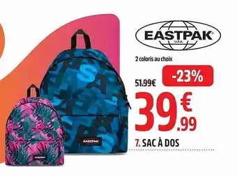 Intersport Sac à dos eastpak offre