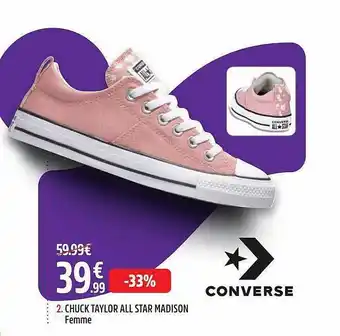 Intersport Chuck taylor all star madison converse offre