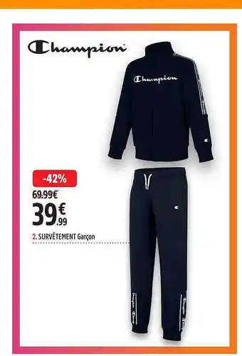 Survêtement garçon champion