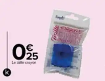 Carrefour 4 stylos bille assortis offre