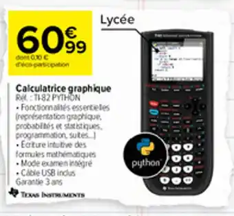 Carrefour Calculatrice graphique offre