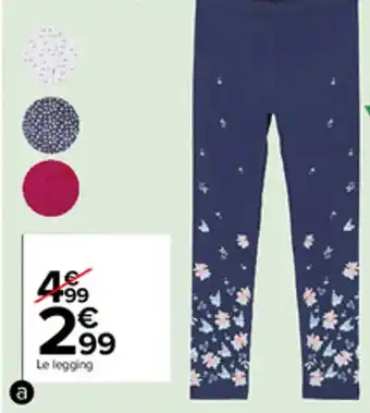Carrefour Legging fille offre