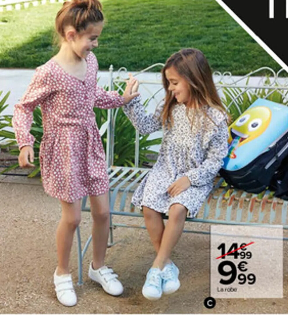 Promo Robe fille chez Carrefour