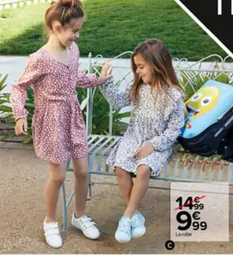 Carrefour Robe fille offre
