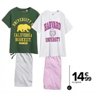 Carrefour Pyjama enfant offre