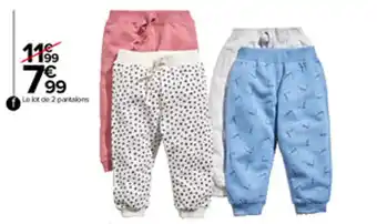Carrefour Pantalons fille ou garçon offre