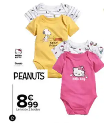 Carrefour Bodies manches courtes offre