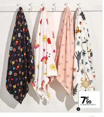 Carrefour Plaid Imprimé Junior offre