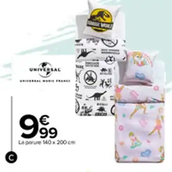 Carrefour Parures microfibre junior licence offre