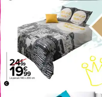 Carrefour Parure Hello There offre